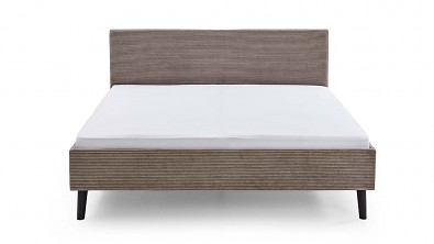 Luxusní čalouněná postel AVOLA Taupe manželské dvojlůžko