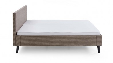 Luxusní čalouněná postel AVOLA Taupe manželské dvojlůžko