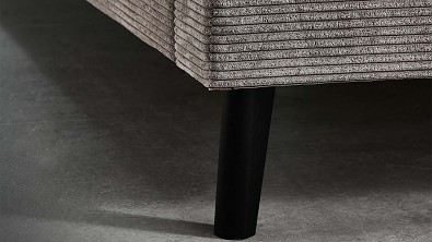 Luxusní čalouněná postel AVOLA Taupe manželské dvojlůžko