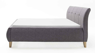 Luxusní čalouněná postel Postelia MATHEO s úložným prostorem, nohy DUB, 180x200 cm Obrázek