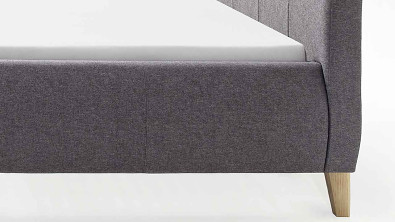 Luxusní čalouněná postel Postelia MATHEO s úložným prostorem, nohy DUB, 180x200 cm Obrázek