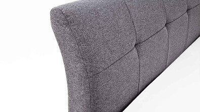 Luxusní čalouněná postel Postelia MATHEO s úložným prostorem, nohy DUB, 180x200 cm Obrázek