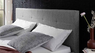 Luxusní čalouněná postel JAZZ Grey manželské dvojlůžko