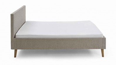 Luxusní čalouněná postel KRETA Taupe manželské dvojlůžko