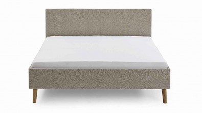Luxusní čalouněná postel KRETA Taupe manželské dvojlůžko