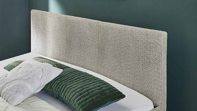 Luxusní čalouněná postel KRETA Taupe manželské dvojlůžko