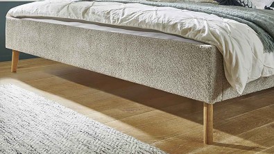 Luxusní čalouněná postel KRETA Taupe manželské dvojlůžko