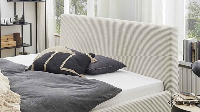 Čalouněná postel SWING Biege 180x200cm manželské dvojlůžko