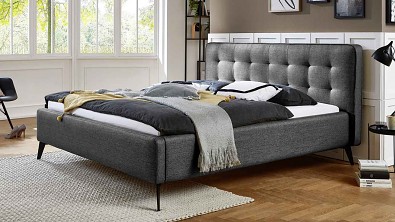 Čalouněná postel VIGO Antracit 180x200