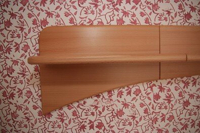 Rampa nad postel z masivu trojdílná - Volitelná délka 210-290 cm (podle šíře postele) Obrázek