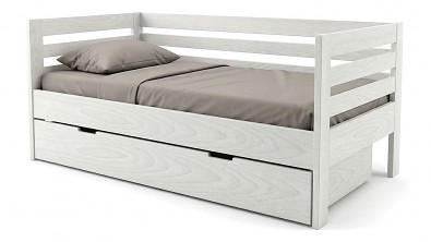 Masivní rohová postel PAVEL do U s přistýlkou – Multifunkční lůžko z buku/dubu