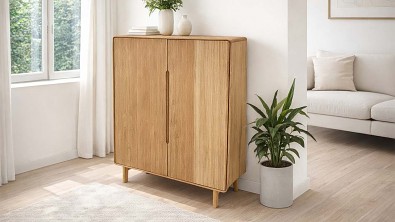 Designová komoda z masivu GRADO 2 dveře