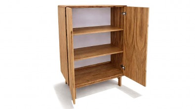 Designová komoda z masivu GRADO 2 dveře