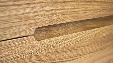 Dřevěná komoda z masivu PALERMO, Materiál: Masiv Dub, Odstín: Olej BIOFA Transparent #02