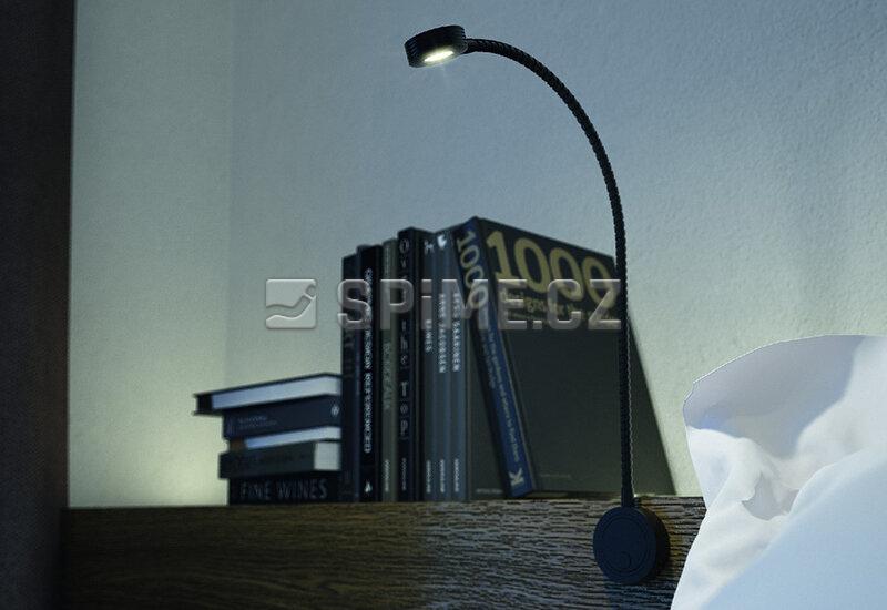 Lampička LOOX LED 2034 USB 12V/17W na plochu - černá