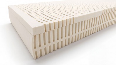 Matrace z přírodního latexu ORTO natural Medium detail jádra z boku