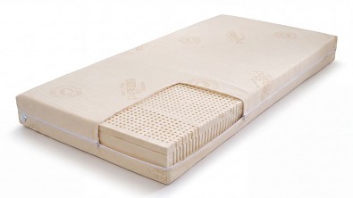 Matrace z přírodního latexu ORTO natural Medium v potahu