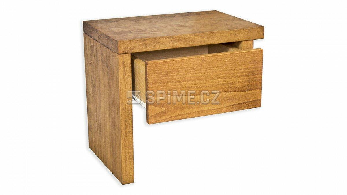 Dřevěný noční stolek z masivu VIENA Buk #02