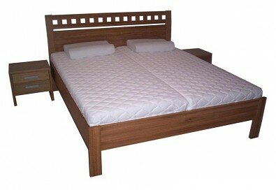 Postel Postelia RHODOS Buk 160x200 - dřevěná postel z masivu o šíři 4 cm Obrázek