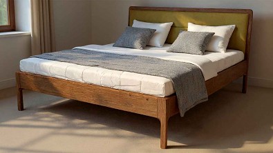 Luxusní postel z masivu ROMA manželské dvoulůžko