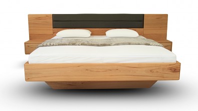Postele z masivu buk s nočními stolky GRENOBLE