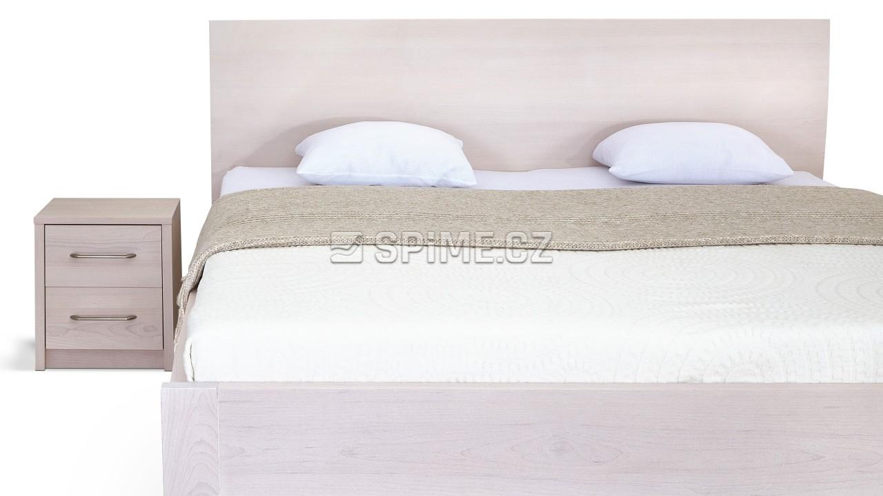 postel s úložným prostorem z masivu buk Ibiza