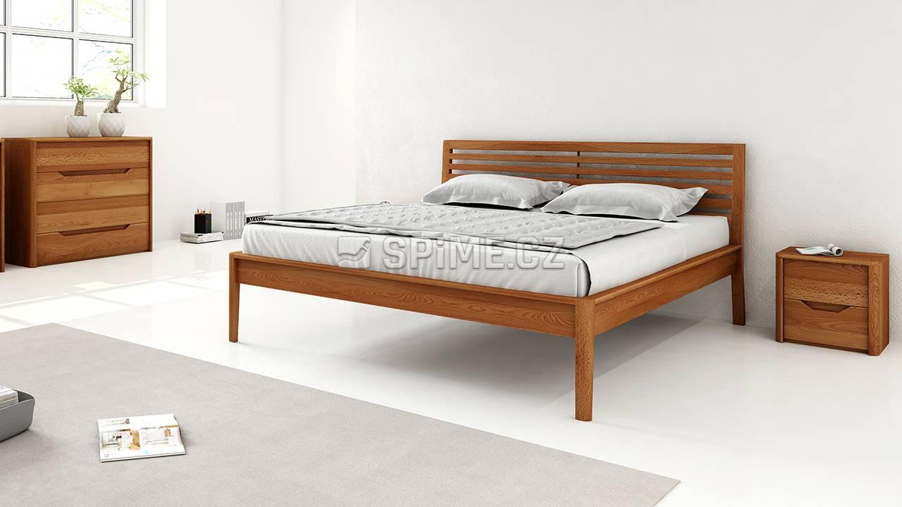 Dřevěná postel z masivu Tenno buk