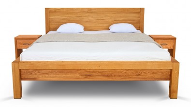 Dřevěná postel z masivu dub STONE