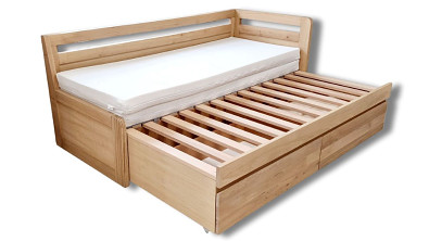 Rozložená postel SOFA dub