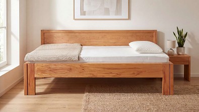 Masivní rozkládací postel ZERI: Celodřevěný design, který se promění v plnohodnotné letiště