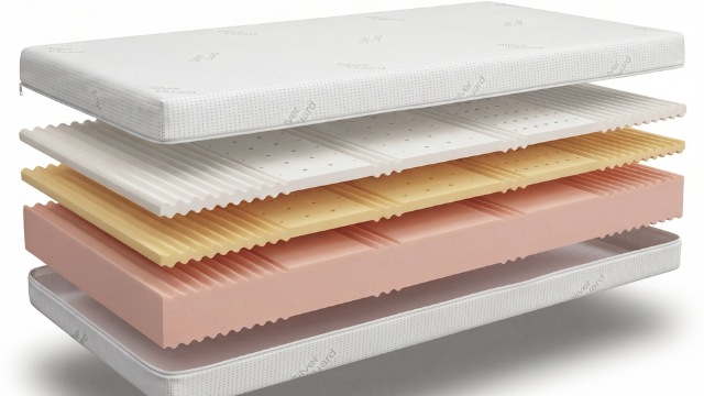 Zdravotní matrace z visco paměťové peny de luxe soft