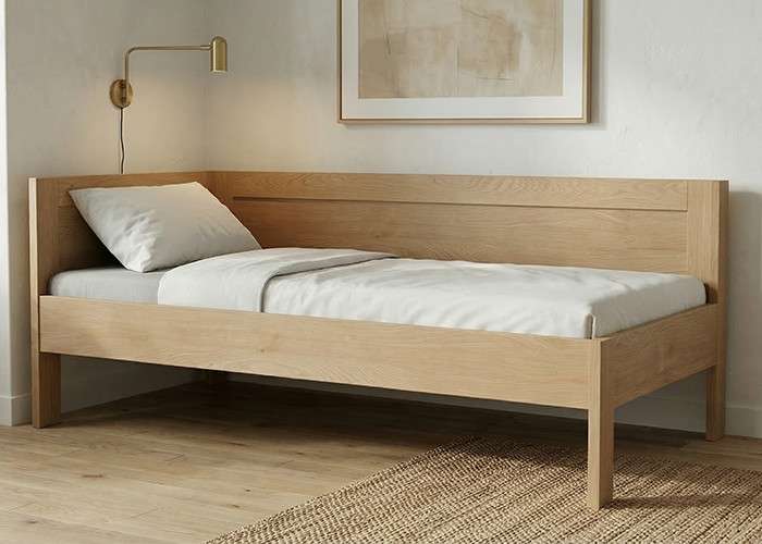 Jednolůžko z masivu TRIO do L