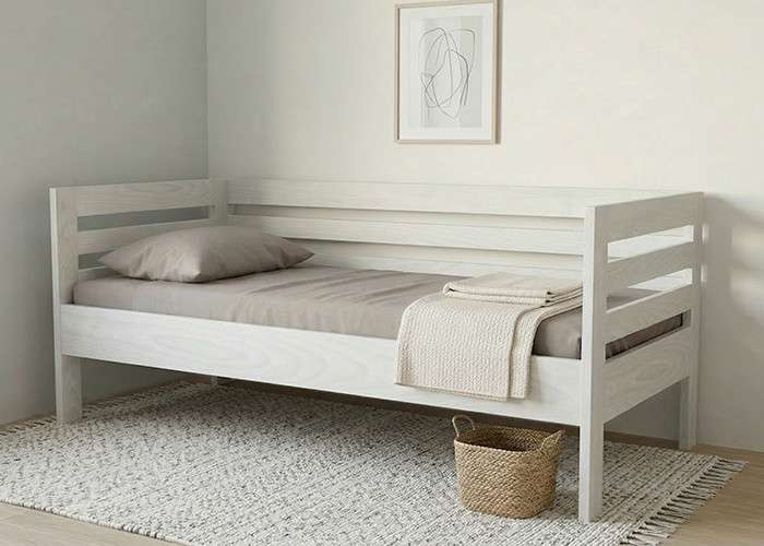 Jednolůžko z masivu PAVEL do U