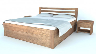 Postel z masivu s úložným prostorem PAVLA Postel z masivu s úložným prostorem PAVLA