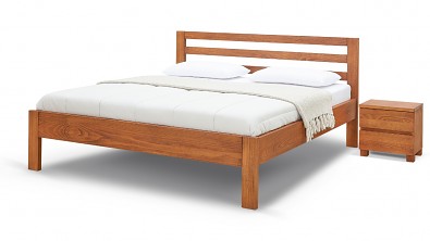 Dřevěná Postel Postelia PAVLA, 180x210 cm, buk o šíři masivu 2.8 cm