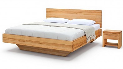 Dřevěná Postel Postelia SAVONA, 140x200 cm, Buk jádrový o šíři masivu 4 cm