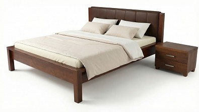 Postel Postelia VARIO Buk 200x220 - dřevěná postel z masivu o šíři 4 cm