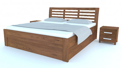 Postel z masivu s úložným prostorem GABRIELA Buk Postel z masivu s úložným prostorem GABRIELA Buk