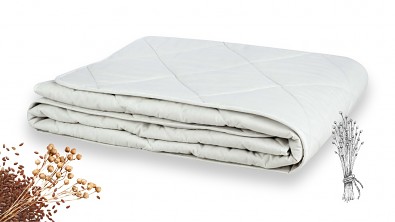 Přikrývka s lněným rounem LINEN