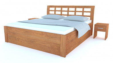 Postel z masivu s úložným prostorem GEONA Buk Postel z masivu s úložným prostorem GEONA Buk