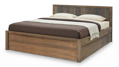 Postel z masivu s úložným prostorem PARMA Buk