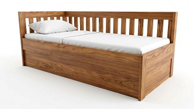 Postel z masivu SANY do L s úložným prostorem Postel z masivu SANY do L s úložným prostorem