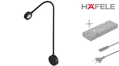 Lampička LOOX LED 2034 USB 12V/1,4 W na plochu - černá
