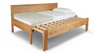 Rozkládací postel z masivu ZERI