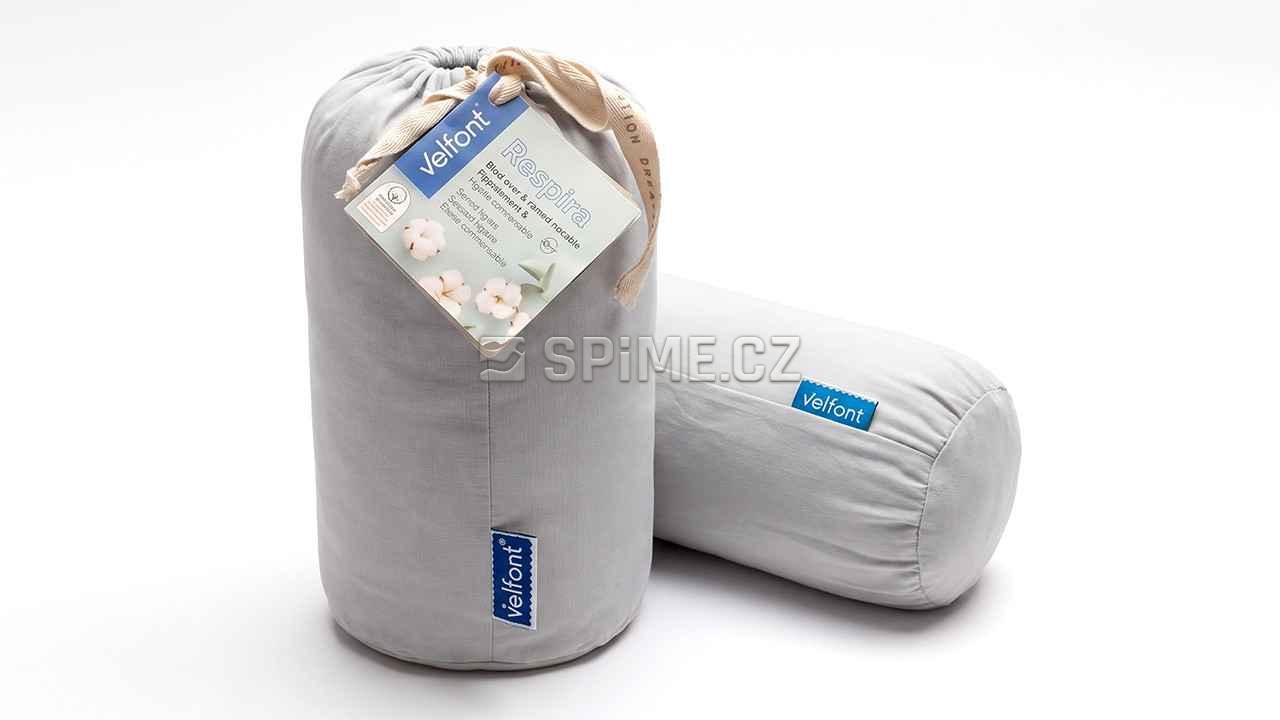 Matracový chránič a prostěradlo 2v1 VELFONT RESPIRA HPU Light Grey