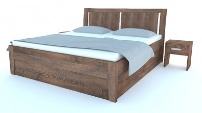 Postel z masivu s úložným prostorem GITA Buk Postel z masivu s úložným prostorem GITA Buk