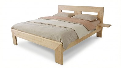 Postel Postelia NOVA Buk 180x200 - dřevěná postel z masivu o šíři 4 cm