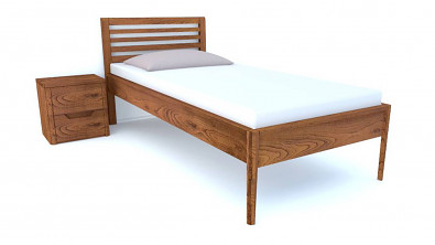 Jednolůžková postel z masivu TENNO