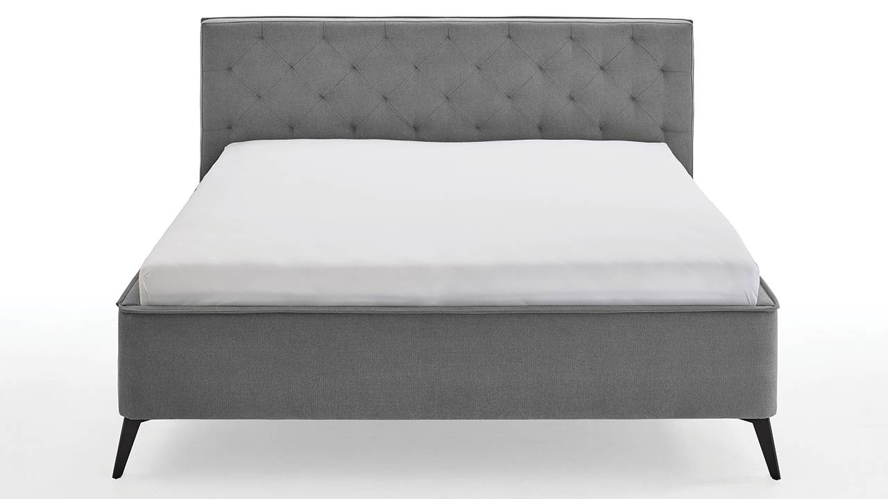 Designová čalouněná postel Postelia NEAPEL 180x200 cm Grey manželské dvojlůžko (obrázek 3)