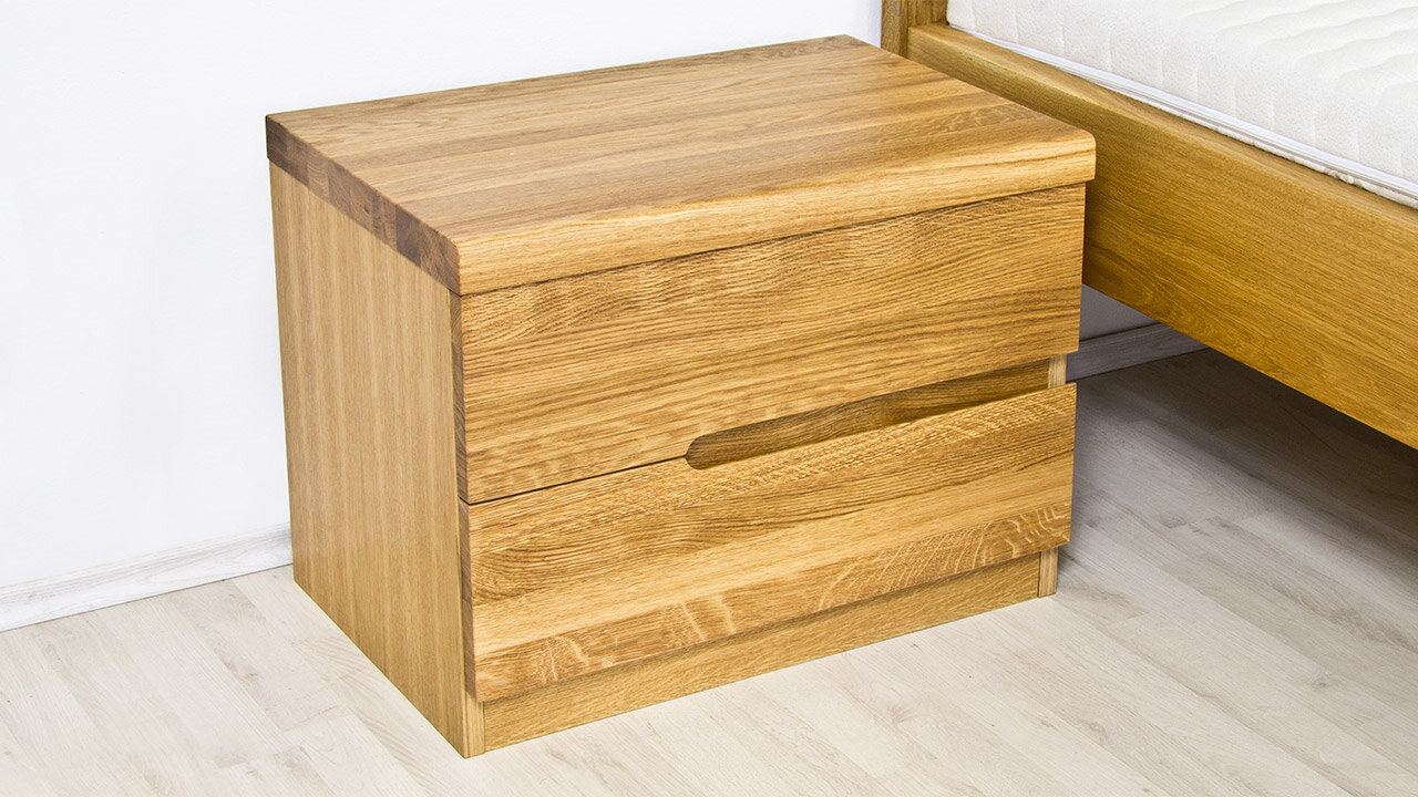 Postelia noční stolek PALERMO 45 cm 60x40 cm - masiv Buk (obrázek 5)